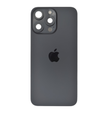 Задня кришка iPhone 15 Pro Max зі склом камери black (Original) PLS-00-00133646