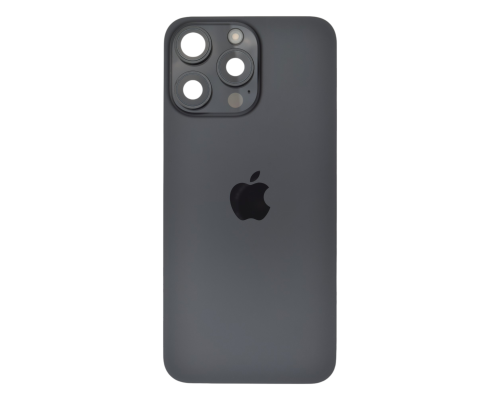 Задня кришка iPhone 15 Pro Max зі склом камери black (Original) PLS-00-00133646
