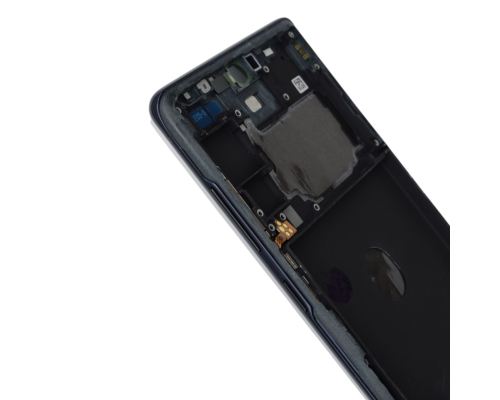 Дисплей Samsung G780 Galaxy S20 FE з сенсором та рамкою blue (Assembled) PLS-00-00159307