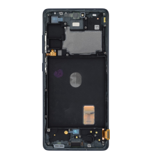 Дисплей Samsung G780 Galaxy S20 FE з сенсором та рамкою blue (Assembled) PLS-00-00159307