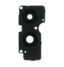 Скло камери Samsung A055F Galaxy A05 з рамкою black PLS-00-00149183