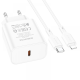 Зарядний пристрій Borofone BA71A 20W 3A USB-C з кабелем C-L white PLS-00-00123248