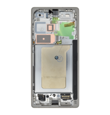 Дисплей Samsung S938 Galaxy S25 Ultra з сенсором та рамкою silver (Original) PLS-00-00142660