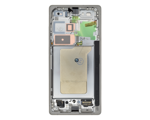 Дисплей Samsung S938 Galaxy S25 Ultra з сенсором та рамкою silver (Original) PLS-00-00142660