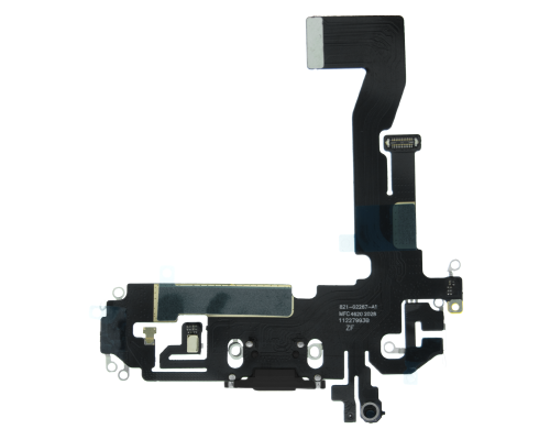 Шлейф iPhone 12 з роз'ємом зарядки black PLS-00-00107248