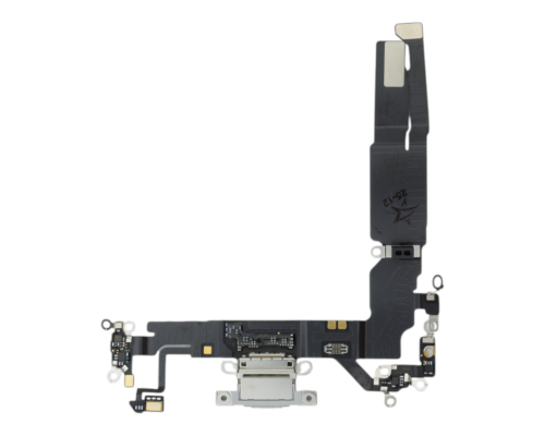 Шлейф iPhone 17 з роз'ємом зарядки white (Original Used) PLS-00-00152683