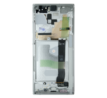 Дисплей Samsung N985 Galaxy Note 20 Ultra з сенсором та рамкою white (Original) PLS-00-00069879