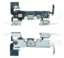 Шлейф Samsung A500 Galaxy A5 з роз'ємом зарядки та навушників (Original) PLS-00-00123011