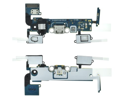 Шлейф Samsung A500 Galaxy A5 з роз'ємом зарядки та навушників (Original) PLS-00-00123011