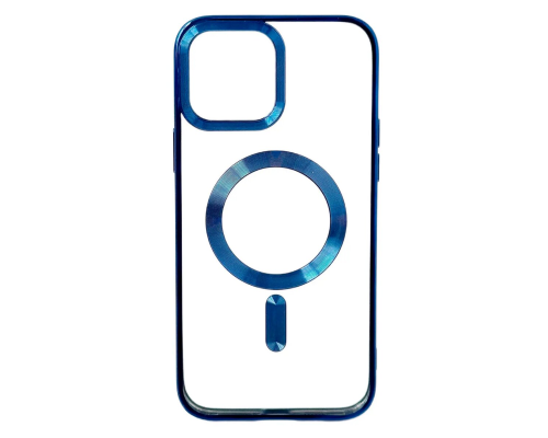 Чохол Fashion Case with MagSafe iPhone 12 (12 Pro) blue PLS-00-00116237