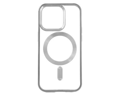 Чохол Fashion Case with MagSafe iPhone 12 (12 Pro) silver PLS-00-00116266