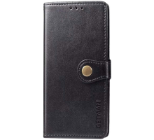 Чохол-книжка Leather GETMAN with card holder Xiaomi Redmi 9 black PLS-00-00086234