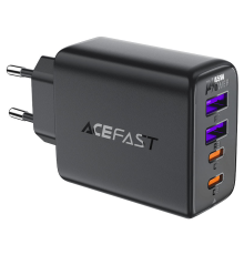 Зарядний пристрій Acefast A61 45W 3A 2USB-A+2USB-C black PLS-00-00124998