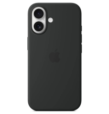 Чохол Silicone Case Full з MagSafe та Анімацією iPhone 16 Plus black PLS-00-00134923