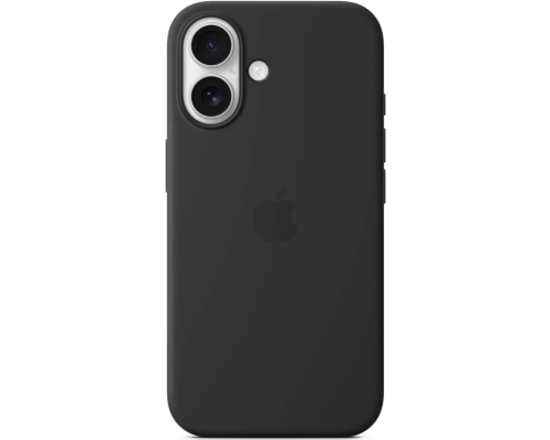 Чохол Silicone Case Full з MagSafe та Анімацією iPhone 16 Plus black PLS-00-00134923