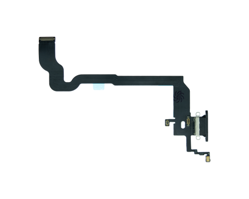 Шлейф iPhone X з роз'ємом зарядки black (Original) PLS-00-00079119