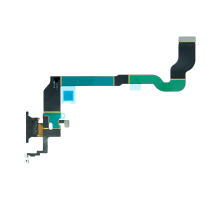 Шлейф iPhone X з роз'ємом зарядки black (Original) PLS-00-00079119