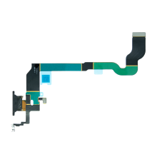 Шлейф iPhone X з роз'ємом зарядки black (Original) PLS-00-00079119