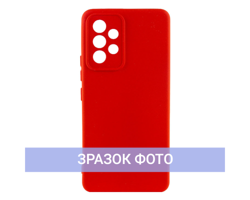Чохол Silicone Cover Full Camera Samsung A025 Galaxy A02s red PLS-00-00119096