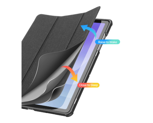 Чохол-книжка Dux Ducis Domo Samsung Tab A11 Plus 11 black PLS-00-00161033