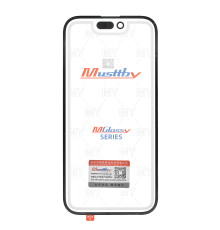 Скло дисплея iPhone 14 Pro з OCA black (Musttby) PLS-00-00123708