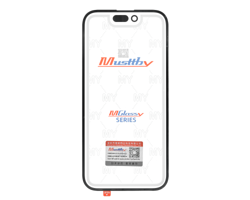 Скло дисплея iPhone 14 Pro з OCA black (Musttby) PLS-00-00123708