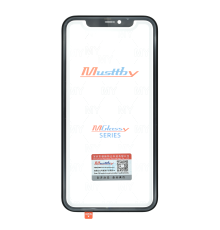 Скло дисплея iPhone 11 з рамкою та OCA black (Musttby) PLS-00-00123702