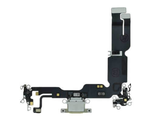 Шлейф iPhone 15 Plus з роз'ємом зарядки yellow (Original Used) PLS-00-00112834