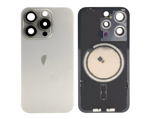 Задня кришка iPhone 15 Pro зі склом камери gray (Original China) PLS-00-00113949