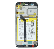 Дисплей Huawei Honor 6C Pro (JMM-L22) з сенсором та рамкою black (Original) PLS-00-00114799