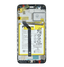 Дисплей Huawei Honor 6C Pro (JMM-L22) з сенсором та рамкою black (Original) PLS-00-00114799