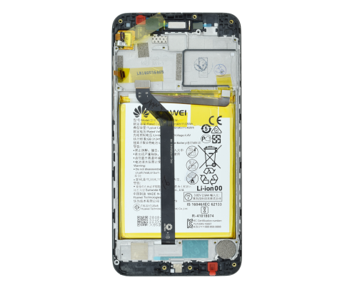 Дисплей Huawei Honor 6C Pro (JMM-L22) з сенсором та рамкою black (Original) PLS-00-00114799