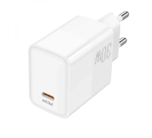 Зарядний пристрій Borofone BA77A 30W 3A 1USB-C white PLS-00-00114156