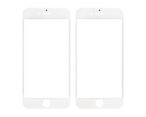 Скло дисплея iPhone 7 з рамкою та OCA white SJ (2ШТ) (Original China) PLS-00-00101898