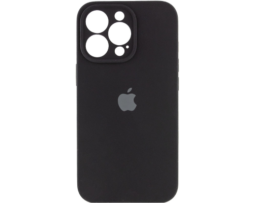 Чохол Silicone Case Full Camera Protective iPhone 14 Pro black PLS-00-00099909