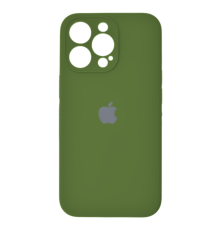 Чохол Silicone Case Full Camera Protective iPhone 14 Pro Max army green PLS-00-00103024