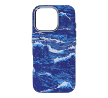 Чохол D Glory Ultra Slim with Magnetic для iPhone 16 Pro blue wave PLS-00-00166079