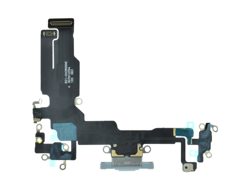 Шлейф iPhone 15 з роз'ємом зарядки blue PLS-00-00112850