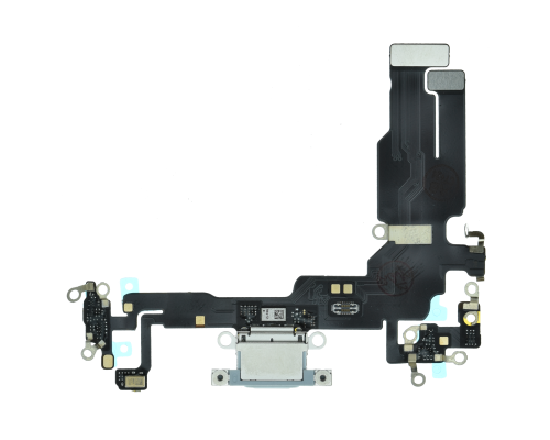 Шлейф iPhone 15 з роз'ємом зарядки blue PLS-00-00112850