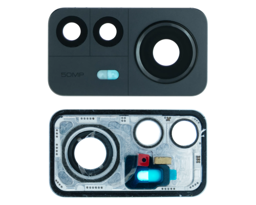 Скло камери Xiaomi 12 Pro з рамкою cosmic gray (Original) PLS-00-00108204