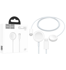 Бездротовий зарядний пристрій Hoco CW39C для Apple Watch USB-C 1.2м white PLS-00-00101888