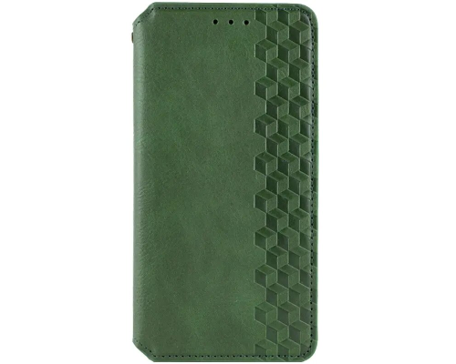 Чохол-книжка Leather Cubic Xiaomi Redmi Note 14 4G EU green PLS-00-00163090