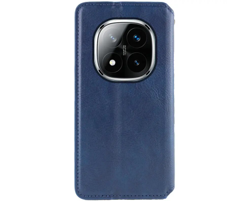 Чохол-книжка Leather Cubic Xiaomi Redmi Note 15 Pro 4G blue PLS-00-00163113