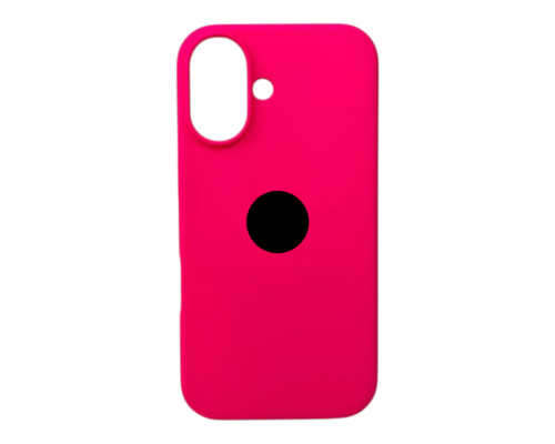 Чохол Silicone Case Full Protective для iPhone 16e barbie pink (УЦІНКА) PLS-00-00159454