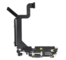 Шлейф iPhone 14 Pro Max з роз'ємом зарядки white (Original Used) PLS-00-00127212