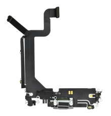 Шлейф iPhone 14 Pro Max з роз'ємом зарядки white (Original Used) PLS-00-00127212