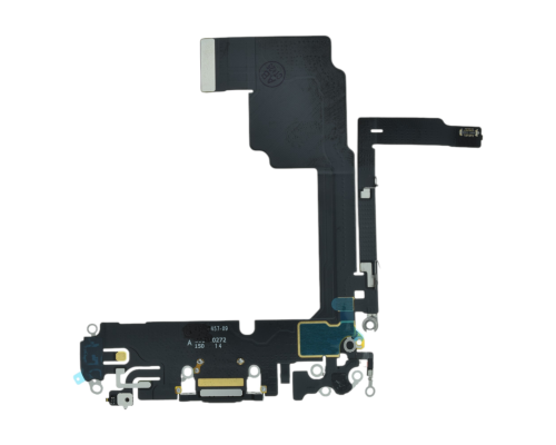 Шлейф iPhone 15 Pro з роз'ємом зарядки black titanium (Original) PLS-00-00134078