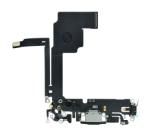 Шлейф iPhone 15 Pro з роз'ємом зарядки black titanium (Original) PLS-00-00134078