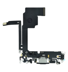 Шлейф iPhone 15 Pro з роз'ємом зарядки black titanium (Original) PLS-00-00134078
