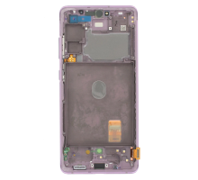 Дисплей Samsung G780 Galaxy S20 FE з сенсором та рамкою lavender (Original) PLS-00-00058878